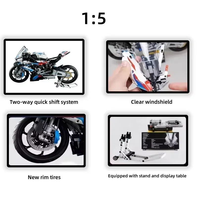 New 1920pcs Car Toy Motorcycle - مراجعة Model Kit Centaur وسعره