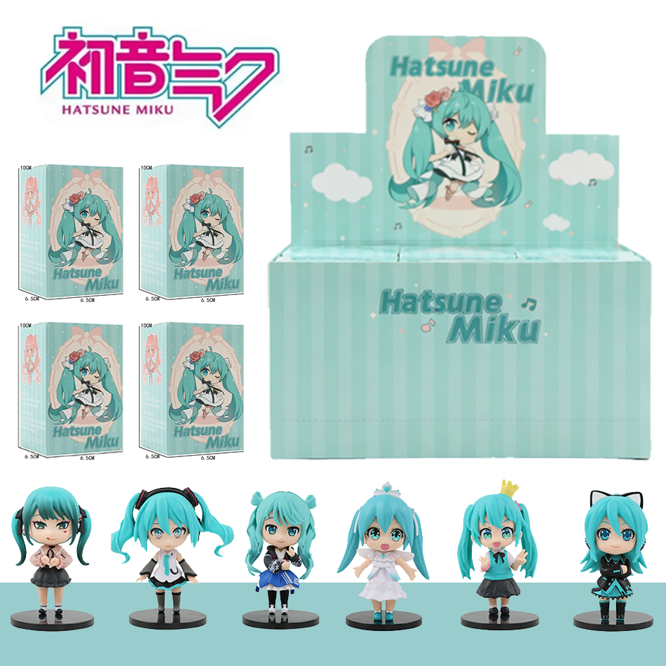 New Hot 6pcs/set Anime new mik - مراجعة Model Kit Hatsune Miku وسعره