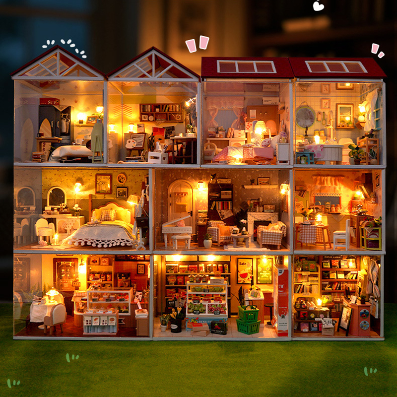 DIY Wooden Dollhouse Mini Bedr - مراجعة Model Kit Centaur وسعره