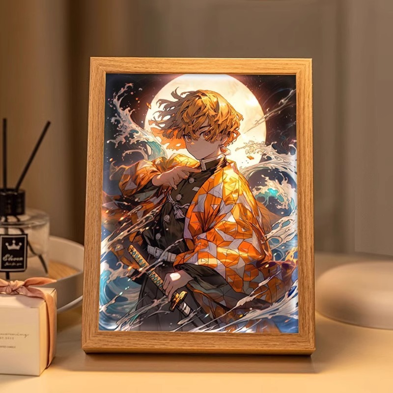 Demon Slayer Photo Frame LED L - مراجعة Model Kit Zenitsu وسعره