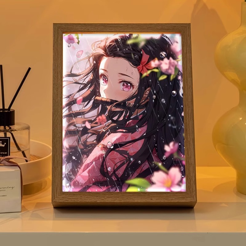 Demon Slayer Photo Frame LED L - مراجعة Model Kit Zenitsu وسعره