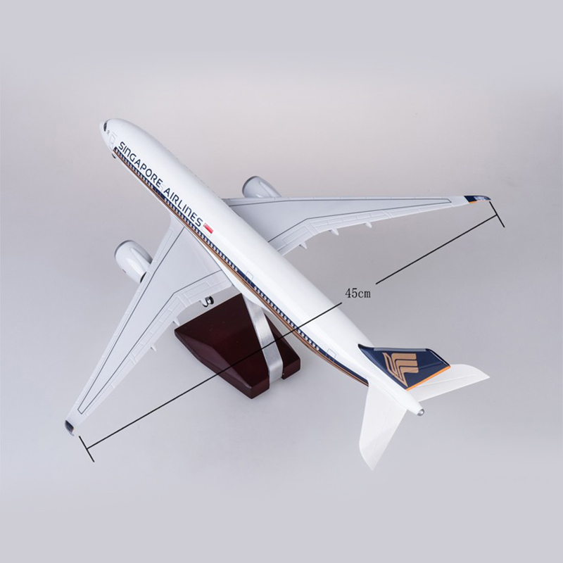 47cm Singapore Airlines A350 A - مراجعة Model Kit Singapore وسعره