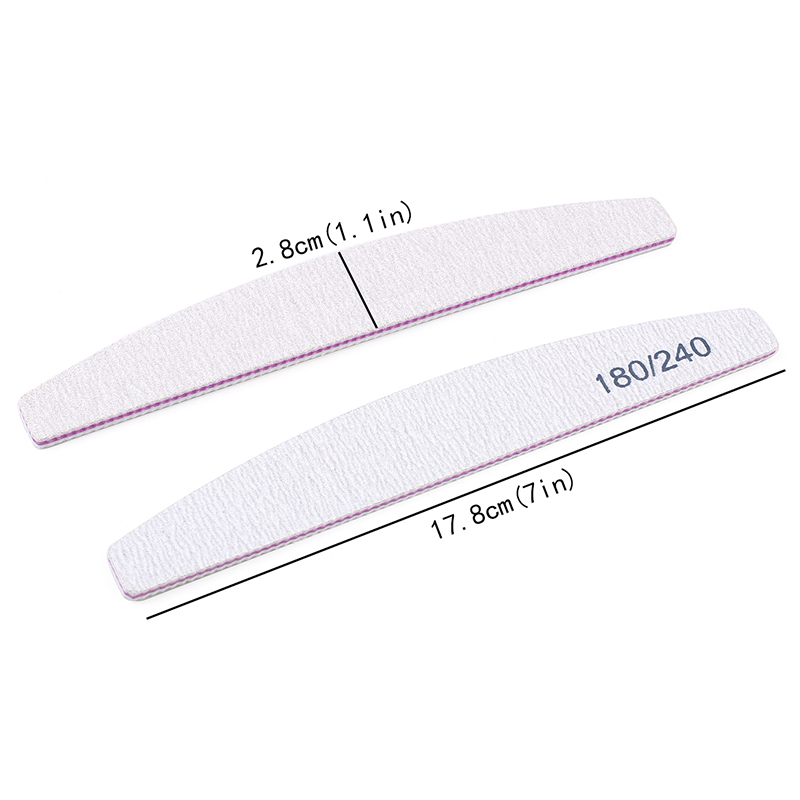 10Pcs Double Sided Nail Files  - مراجعة Sanding Stick Set وسعره
