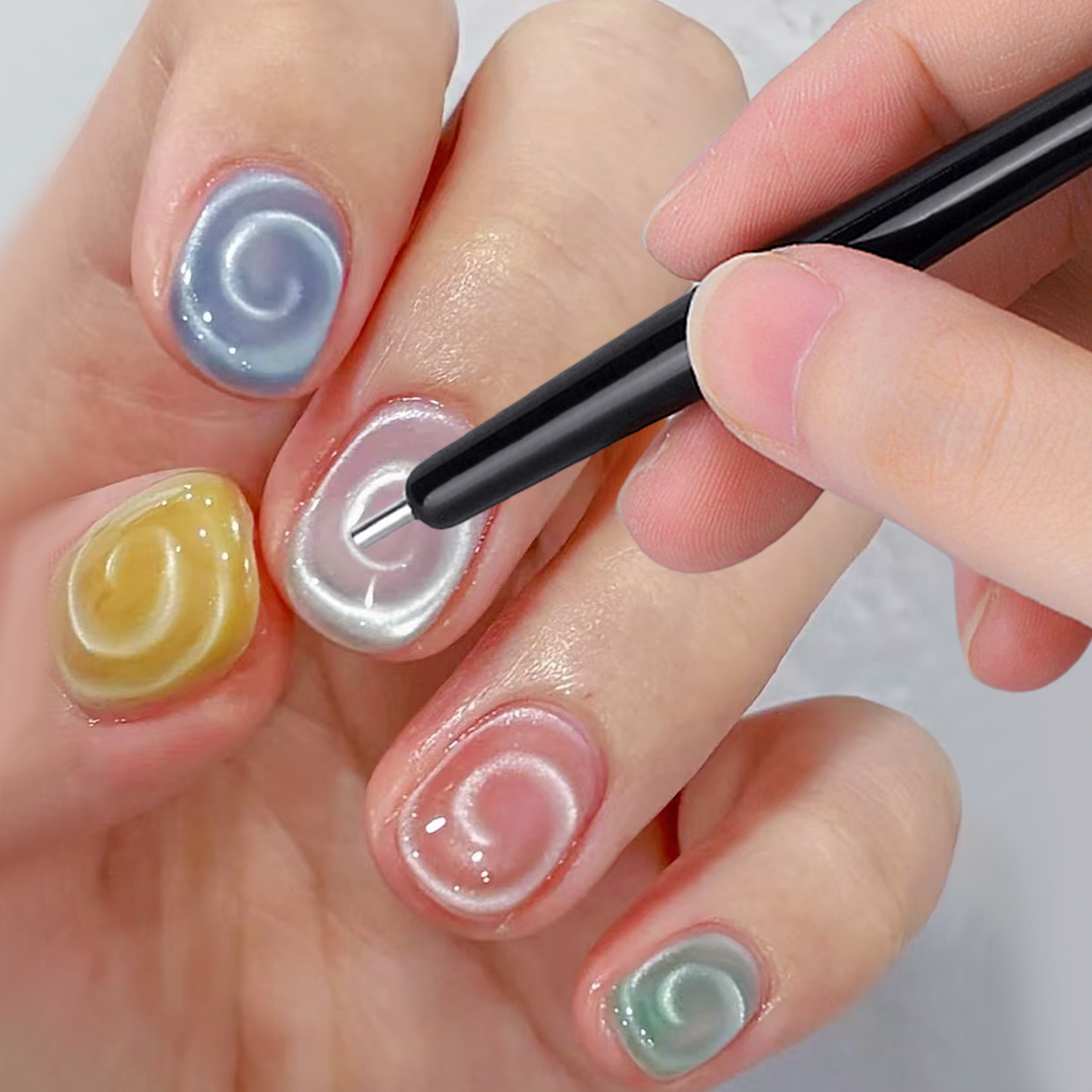 14pcs Cat Eye Nail Magnet Set  - مراجعة Sanding Stick Set وسعره
