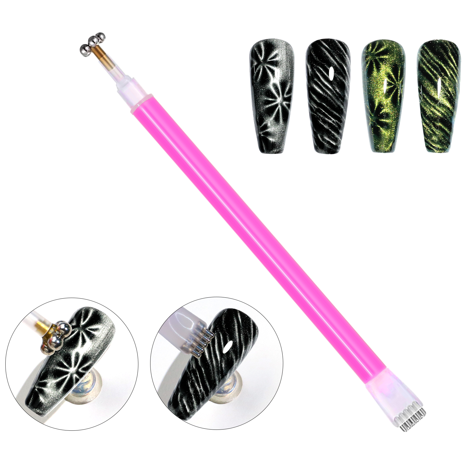 14pcs Cat Eye Nail Magnet Set  - مراجعة Sanding Stick Set وسعره