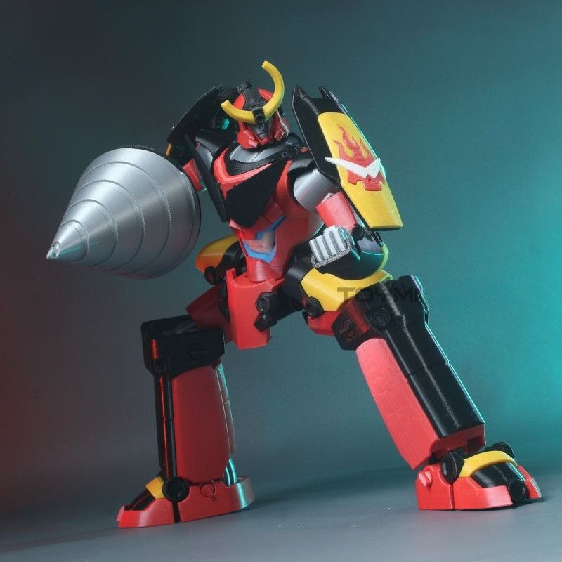 3D Printed Tengen Toppa Gurren - مراجعة Model Kit Gurren Lagann وسعره