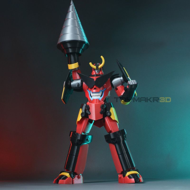 3D Printed Tengen Toppa Gurren - مراجعة Model Kit Gurren Lagann وسعره