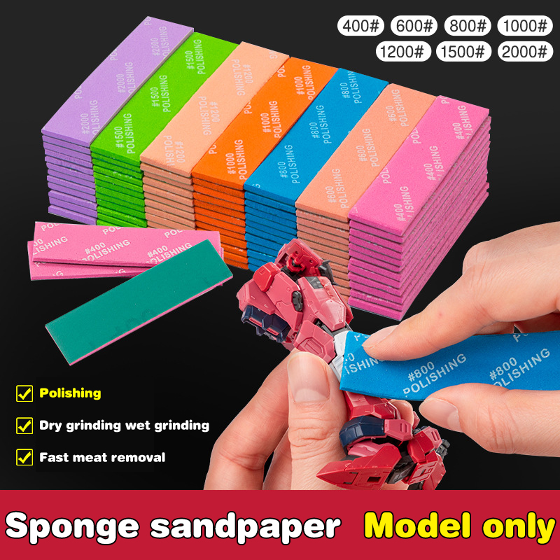 9Pcs/set 400~1200 Semi-rigid S - مراجعة Sanding Stick Set وسعره