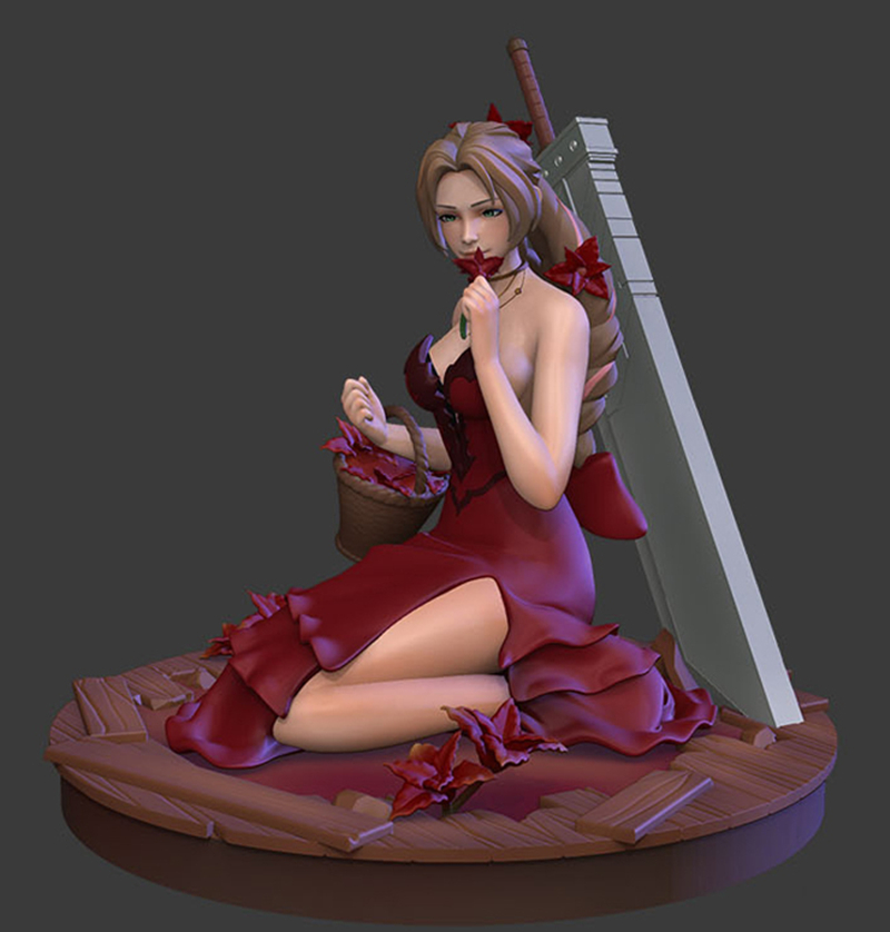 Resin Figure Kit  Aerith Gains - مراجعة Model Kit Medabots وسعره