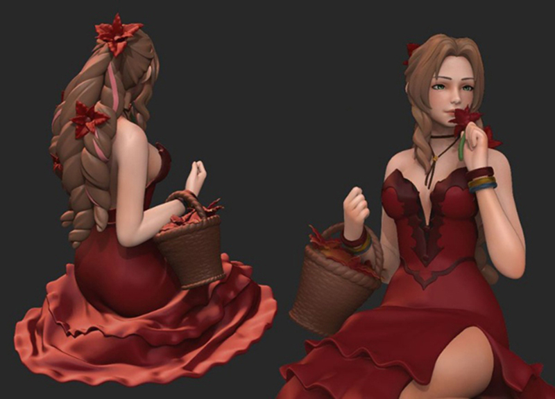 Resin Figure Kit  Aerith Gains - مراجعة Model Kit Medabots وسعره