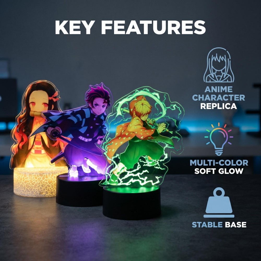 Anime Figure Tanjiro Merch 3D  - مراجعة Model Kit Zenitsu وسعره