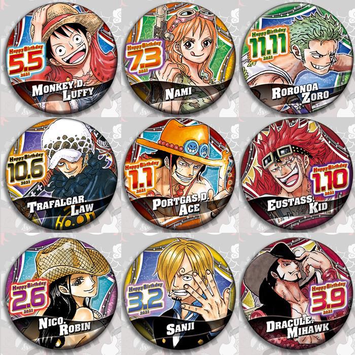 One Piece Anime Badge Pin Set  - مراجعة Model Kit One Piece وسعره